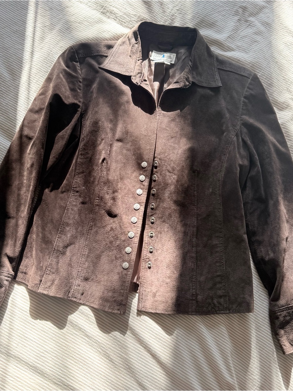 Vintage real leather shirt